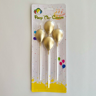 Gold Hot-air Balloons Candles Gold Hot-air Balloons Candles