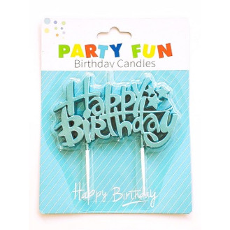 Happy Birthday Blue Candle Happy Birthday Blue Candle