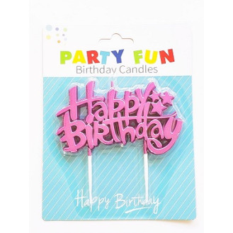 Happy Birthday Pink Candle Happy Birthday Pink Candle