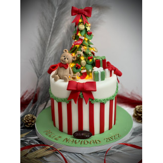 Lit up Xmas Cake Lit up Xmas Cake