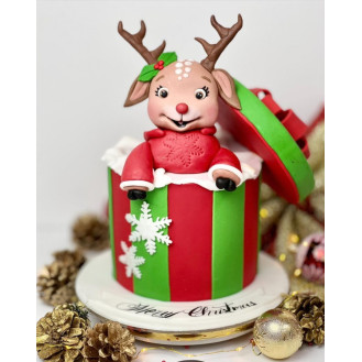 Christmas Gift Box Cake Christmas Gift Box Cake