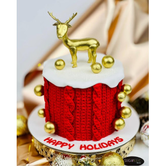 Christmas Reindeer Sweater Cake Christmas Reindeer Sweater Cake