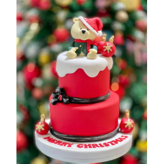 Christmas Teddy Bear Cake Christmas Teddy Bear Cake