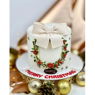 Christmas Wreath Cake Christmas Wreath Cake