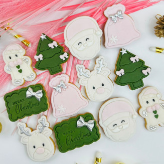 Pink Christmas Cookies Pink Christmas Cookies
