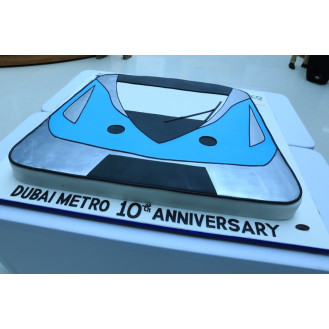 Dubai Metro Cake  Dubai Metro Cake