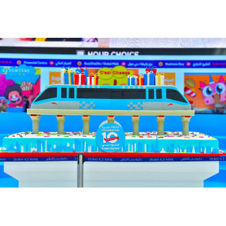 Dubai Metro Cake 500KG Dubai Metro Cake 500KG