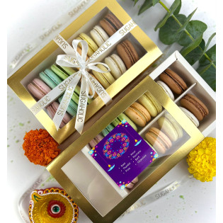 Diwali Desi Flavor Macarons  Diwali Desi Flavor Macarons