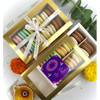 Diwali Desi Flavor Macarons  Diwali Desi Flavor Macarons