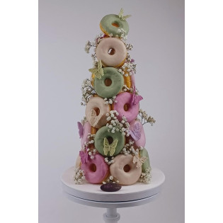 Butterfly Theme Donut Tower  Butterfly Theme Donut Tower