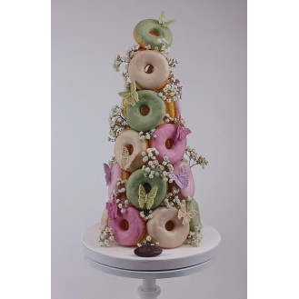 Butterfly Theme Donut Tower  Butterfly Theme Donut Tower