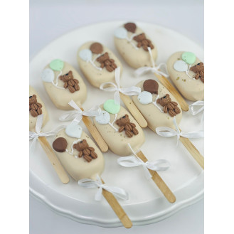 Bear Theme Cakesickles 