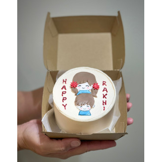 Happy Rakhi Bento Cake Happy Rakhi Bento Cake