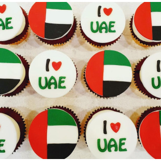 I Love UAE National Day Cupcakes I Love UAE National Day Cupcakes