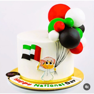 UAE National Day Emirati Boy Cake UAE National Day Emirati Boy Cake