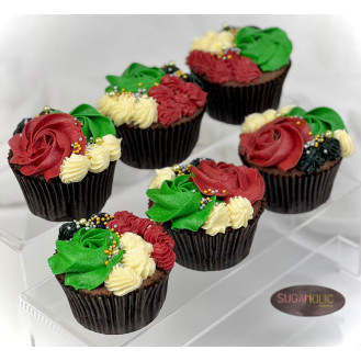 UAE National Day Buttercream Regular Cupcakes  UAE National Day Buttercream Regular Cupcakes