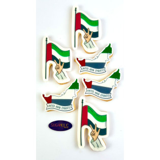 UAE National Day Edible Print Cookies (Per Piece) UAE National Day Edible Print Cookies (Per Piece)