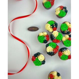 UAE National Day Buttercream Mini Cupcakes (minimum 6 pieces) UAE National Day Buttercream Mini Cupcakes (minimum 6 pieces)