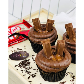 Kit Kat cupcake Kit Kat cupcake