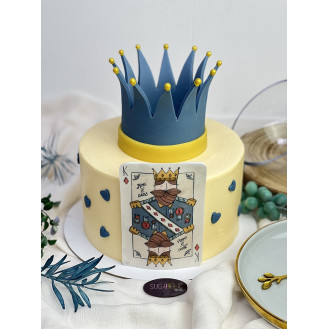 Fathers Day Crown Cake  Fathers Day Crown Cake