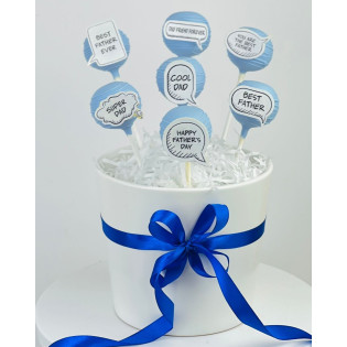 Fathers Day Cakepop Bucket  Fathers Day Cakepop Bucket