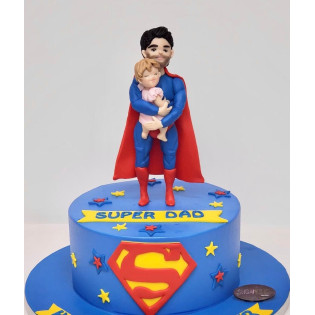 Super Dad 3D Cake  Super Dad 3D Cake