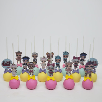  Edible Print LOL Cake Pops ( per piece)
