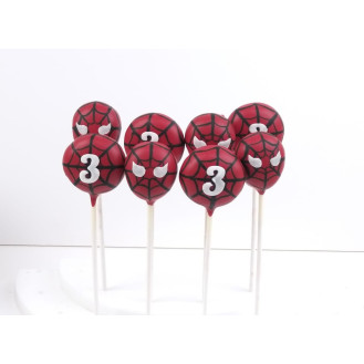 Fun-tastic Spiderman Cakepop  ( Per piece )