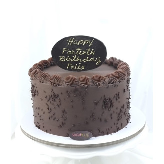 Ganache with sprinkles Grandeur Cake 