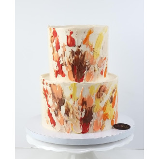 Painter Patches Buttercream Cake