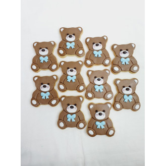 Full Brown Bear Handmade Cookie (per piece)