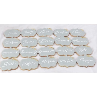 Name Plaque Cookies ( per piece) Name Plaque Cookies ( per piece)