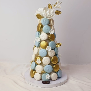 Baby Shower Macaroon Tower  Baby Shower Macaroon Tower
