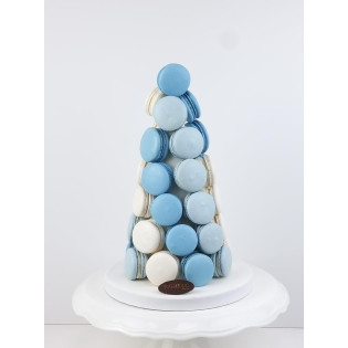Blue Shade Macaroon Tower  Blue Shade Macaroon Tower