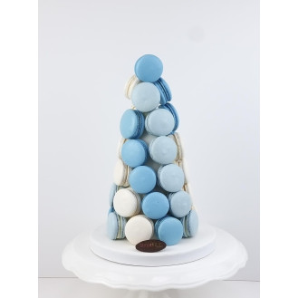 Blue Shade Macaroon Tower  Blue Shade Macaroon Tower