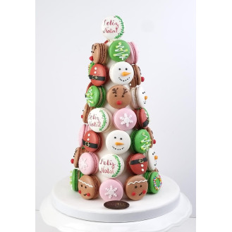 Christmas Vibes Macaroon Tower  Christmas Vibes Macaroon Tower