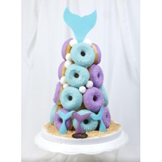 Mermaid Tail Donut Tower  Mermaid Tail Donut Tower