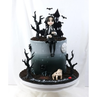 Halloween Wednesday/Witch Theme Cake  Halloween Wednesday/Witch Theme Cake