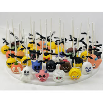 Halloween Emoji Cakepop  (per piece) Halloween Emoji Cakepop  (per piece)