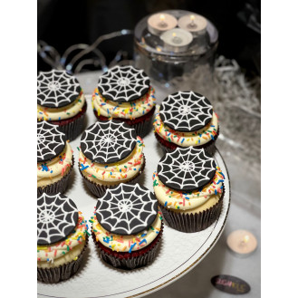 Spider Web cupcake  Spider Web cupcake