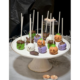 Halloween Assorted Cakepops (per piece) Halloween Assorted Cakepops (per piece)