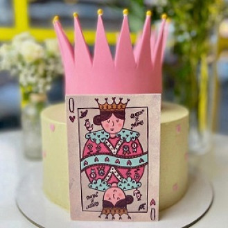 Queen of hearts Cake  Queen of hearts Cake