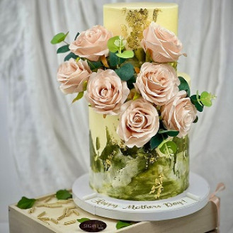 Mothers Day Floral Cake  Mothers Day Floral Cake