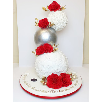Floral Ball Cake