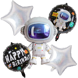 Astronaut Foil Balloon Set  Astronaut Foil Balloon Set