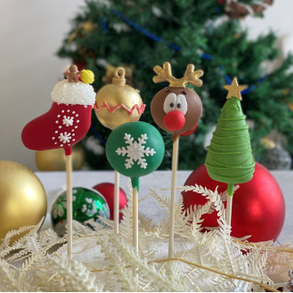Christmas Cakepops (Set of 5) Christmas Cakepops (Set of 5)