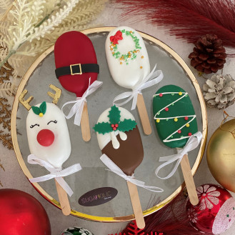 Christmas Cakesickles (Set of 5) Christmas Cakesickles (Set of 5)