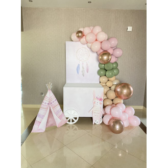 Celebration Cart (Themed Cart, Balloon Garland, Two photo props ) Celebration Cart (Themed Cart, Balloon Garland, Two photo props )