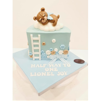 Half Way to One Cake Half Way to One Cake