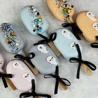 Halloween Colored Cakesickle Halloween Colored Cakesickle